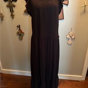 Elegant Black Lilla P Maxi Dress
